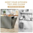 thumbnail image 3 of Arlopu 53" Kitchen Island with Trash Can Storage Cabinet Portable Kitchen Island Open Side Shelves & Drawer, 3 of 9
