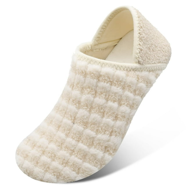 Zapatillas Scurtain, unisex, ligeras, para casa, color beige 42-43