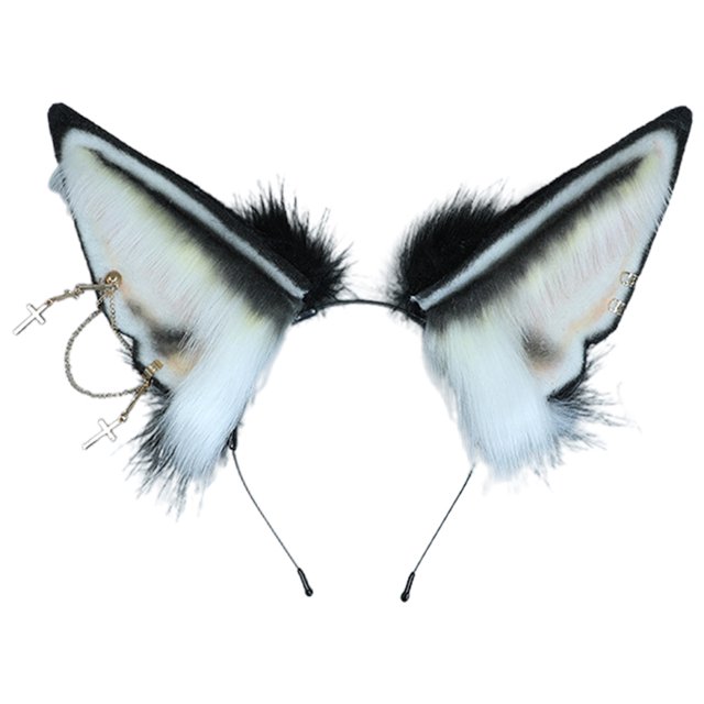 Fox Wolf Cat Dog Ears Diadema Hairband Hair Hoop Disfraz de Halloween Party Headwear Accesorios para el cabello MFZFUKR CPB-SSW2376-1