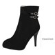 thumbnail image 3 of NECHOLOGY Botas Mujer Adulto Femenino Zapatos Botines de mujer Botines de para mujer Botines cómodos con punta en y tacones altos Botines con cremallera lateral (Black, 6.5), 3 of 7