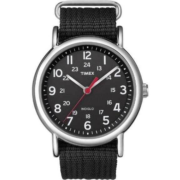 Men's T2N647 Weekender Watch with Black Nylon Strap