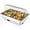 2 x 1/2 Pan, variant on Lumiparty Electric Chafing Dishes Buffet Set with Temperature Control, 2 x 4.5QT Half-Size Rectangular Roll Top Stainless Steel Food Servers and Warmers for Catering Wedding