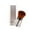 Silver, variant on 2 Pack Retractable Kabuki Makeup Brushes Foundation Brush Powder Brush Blush Brush Bronzer Brush Face Blender Brush Professional Mineral Blending Buffing Portable With Cover