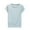 Light Blue, variant on Womens Short Sleeve Cotton Tops Summer Cozy Lightweight Base Pajama Tees Undershirt Crewneck Tshirts Casual (XL, Navy)