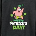 thumbnail image 3 of SpongeBob SquarePants - Happy St Patricks Day - Women's Lightweight French Terry Long Sleeve Shirt, 3 of 6