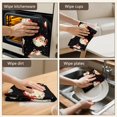 thumbnail image 6 of 2 Pcs Funny Kitchen Towels,Black Christmas Santa Pattern Microfiber Dish Towels,Kitchen Tea Towels,Kitchen Towel Set (18" X 26"), 6 of 7