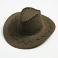 thumbnail image 5 of Leadrop Sun Hat Wide Brim Sun Protection Men Women Pure Color Adjustable Hat for Outdoor, 5 of 8