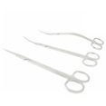 thumbnail image 1 of Flmtop Stainless Steel Aquarium Fish Tank Water Plants Straight/Curved Scissors Tool, 1 of 8