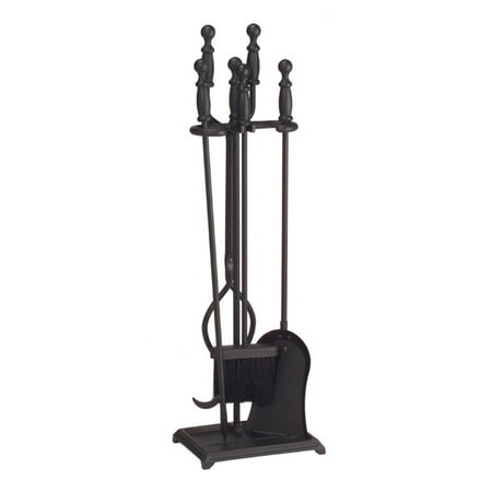 - Minuteman International 4 pc. Black Ball Handle Fireplace Tool Set