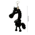 thumbnail image 3 of 2026 Year of The Horse Mascot Pendant - Soft Doll Pendant for Handbags, Festive 2026 Horse-Themed Pendant, Cute Mascot Gift for Holiday, Perfect for Bag Decoration, 5.51in/14cm, Black, 3 of 6