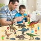 thumbnail image 4 of 20x Juego de juguetes de modelo de dinosaurio Juego de despertar intereses realistas Pequeños educativos resistentes a caídas para exhibición en el au Soledad Figuras de dinosaurios, 4 of 10