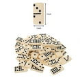 thumbnail image 5 of WE Games Double 9 Dominoes in Wooden Treasure Box, Ivory Color, 5 of 8