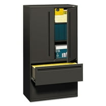 HON H785LS.L.S Brigade 700 Series 36 in. x 18 in. x 64.25 in. Three-Shelf Enclosed Storage Lateral File - Charcoal