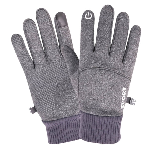 Fiudx Guantes de Invierno Cálidos, Diseño de Alta Costura, Tejido Compuesto Resistente Al Viento, Palma de Piel Sintética Antideslizante, Dedos Sensibles Al Tacto, Esquí, Ciclismo, Senderismo, Deport