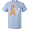 thumbnail image 3 of Inktastic Faith over Fear Leukemia Awareness with Orange Ribbon T-Shirt, 3 of 5