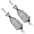 thumbnail image 3 of Mesh Fish Cage, Floating Fishing Basket, Lustrous And Anti-Odor Easy To Store And Carry Large Capacity Fishing For Woman Outdoor Activity Man ANGGREK 28099‑C‑B Parte inferior abierta Negro, 3 of 8