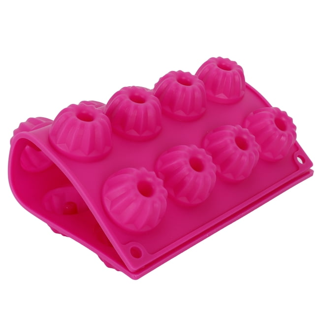 Molde para Pasteles de Silicona NikouMX Color Rojo Rosa