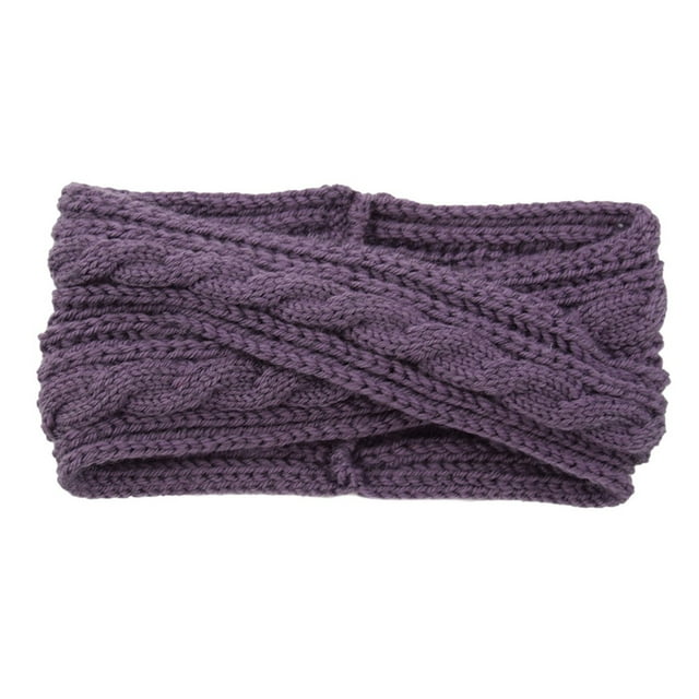 DPTALR Women Keep Warm Knitting Headband Handmade Sport Hairband