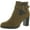 Brown, variant on Style & Co. Womens Laleen Leather Ankle Ankle Boots