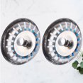 thumbnail image 2 of 2PCS Sink Strainer Cover Garbage Filtering Stopper Waste Plug Kitchen Sink Filter Lid Stainless Steel Hair Catcher Cover for Home Use (Silver), 2 of 9