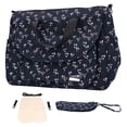 thumbnail image 2 of Bolsa de pañales de un solo hombro ajustable, impermeable, lavable, botella de leche, bolsa para cochecito de bebé, 2 of 5