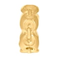 thumbnail image 2 of 10k Yellow Gold Mens Nautical Ship Mariner Anchor Link Chain Fashion Ring 9.2x9.2mm Wide Ring for Men, 2 of 2