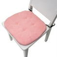 thumbnail image 5 of Dining Chair Pads, Non Slip Kitchen Chair Cushions Pads with Ties ( Square, 8 Colors) - pink, 40x40 cm, 5 of 6
