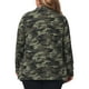 thumbnail image 3 of Cárdigan de mujer plus size Agnes Orinda, con estampado de leopardo y flores, chaqueta ligera de frente abierto, cárdigan de punto para otoño, 2X camuflaje, 3 of 6