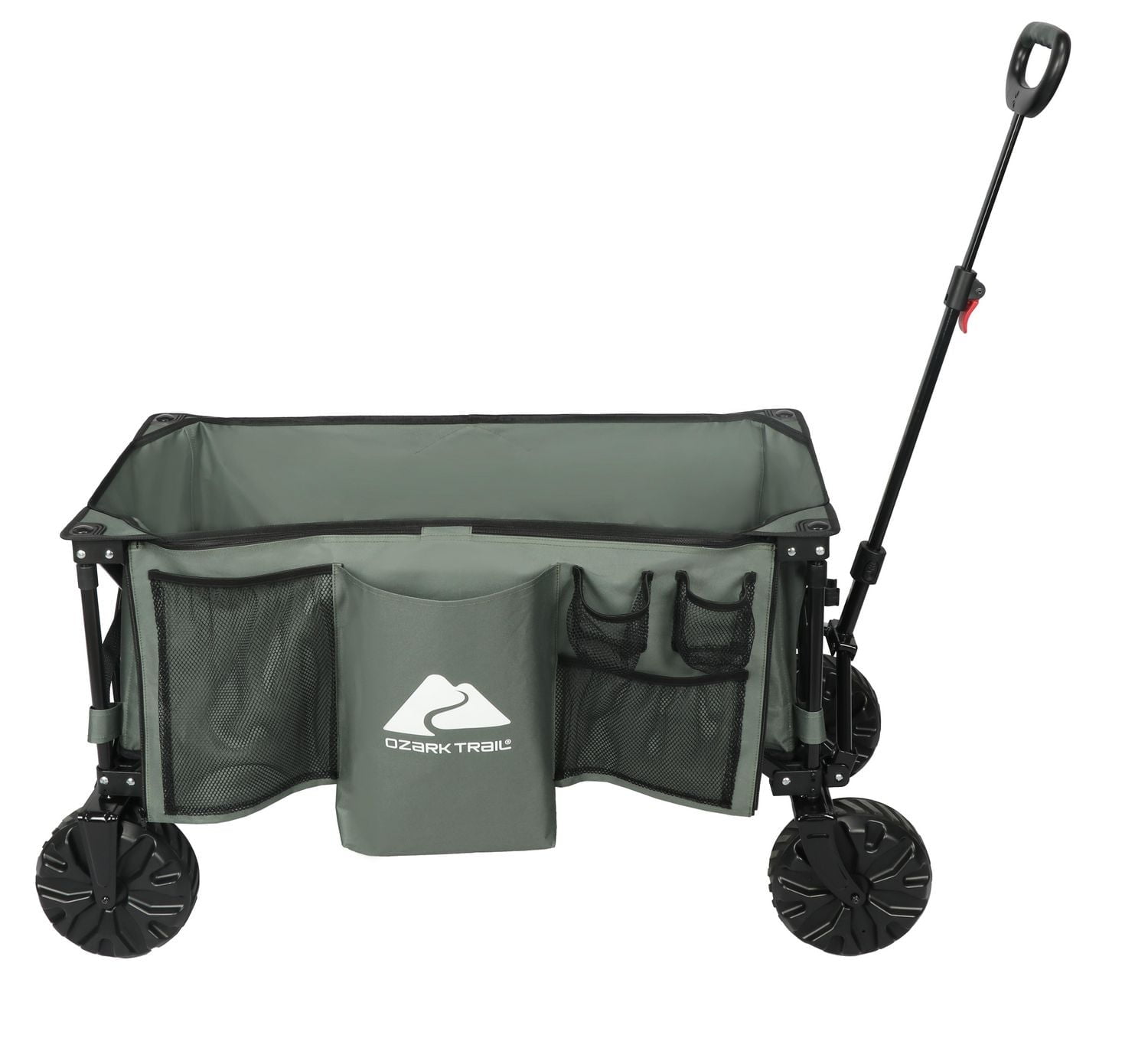Ozark Trail All-Terrain Folding Wagon, Oversized 8" all-terrain wheel