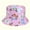 Purple, variant on JNGSA Unisex Bucket Hat Travel Beach Outdoor Fisherman Cap Sun Protection,Summer Sun Hat for Women Men Butterfly Print Outdoor Sun-hat Fisherman Bucket Cap
