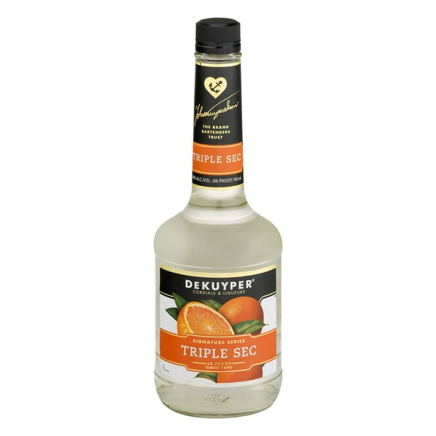 Dekuyper Signature Series Triple Sec 48 Proof Liqueur 750 Ml - Walmartcom