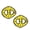 Yellow, variant on TUFFY® Ultimate 3WayRing Yellow Bone, 2 Pack, Durable Plush Squeaky Dog Toys