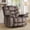Brown, variant on Bonzy Home XL Power Recliner Chair - 41" Wide Electric Massage Recliner with Heat & USB Charging, Overstuffed PU Leather Reclining Sofa for Living Room, Brown