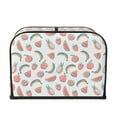 thumbnail image 2 of Uemuo Fruit Print Toaster Cover 4 Slice, Small Kitchen Appliance Covers, Toaster Oven Cover with Loop, Bread Machine Cover Dust Cover Protection, 2 of 7