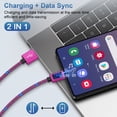 thumbnail image 2 of Type C Charger Block，KIGPOZI 3 Pack USB Wall Charger with 10FT Type C Cable, 18W Fast Charging Block USB Charger Adapter with USB C Charing Cable Type C Block USB Plug Cube USB Cables USB Brick, Blue, 2 of 8