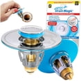 thumbnail image 1 of Tapón para lavabo Mer-Maid Drain Magic, latón cromado, 1 of 9