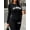 Black, variant on Women's 2-Piece Set Long Sleeve Fitted Top and Leggings Ribbed Knit