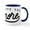 White/Navy Inside, variant on CafePress - I Love You More Mug - 11 oz Ceramic Mug - Novelty Coffee Tea Cup