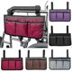 thumbnail image 2 of Universal Walker Bag Rollator Organizer Pocket Wheelchair Scooter Stroller Side, 2 of 5