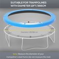 thumbnail image 4 of Soozier 12ft Trampoline Replacement Pad - Light Blue Spring Cover with EPE Foam | Safe Garden Trampoline Accessory for Outdoor Fun, 4 of 7