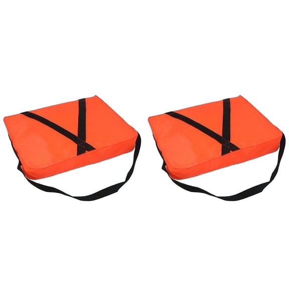 2PCS Throwable Flotation Cushion - High Buoyancy Water Rescue Device with Strap for Boats, Swimming and Emergency Water Safety