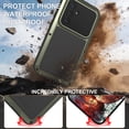 thumbnail image 5 of Dteck Heavy Duty Metal Case for Samsung Galaxy S26+ / S26 Plus 6.7" Full Body Rugged Cover with Built in Screen Protector,Green, 5 of 7
