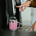 thumbnail image 6 of 12oz Stainless Steel Insulated Coffee Mug with Handle Double Wall Vacuum Travel Mug Tumbler Cup with Sliding Lid Pink, 6 of 8
