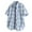 Light Blue, variant on Zynviq Button Down Mens Summer Shirts Plus Size Short Sleeve Casual Striped Shirts Tops for Men L