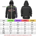 thumbnail image 6 of APEXUP Packable Rain Jacket, Waterproof Lightweight Hooded Raincoat with Reflective, 3X-Large, 6 of 7