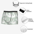 thumbnail image 4 of KLL White Birds Men's Cotton Boxer Briefs Underwear-Small, 4 of 8