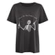 thumbnail image 4 of Pntutb Blusa de manga corta con estampado de calavera, sol y luna, estilo vintage, para mujer Pntutb Pntutb-3279, 4 of 9