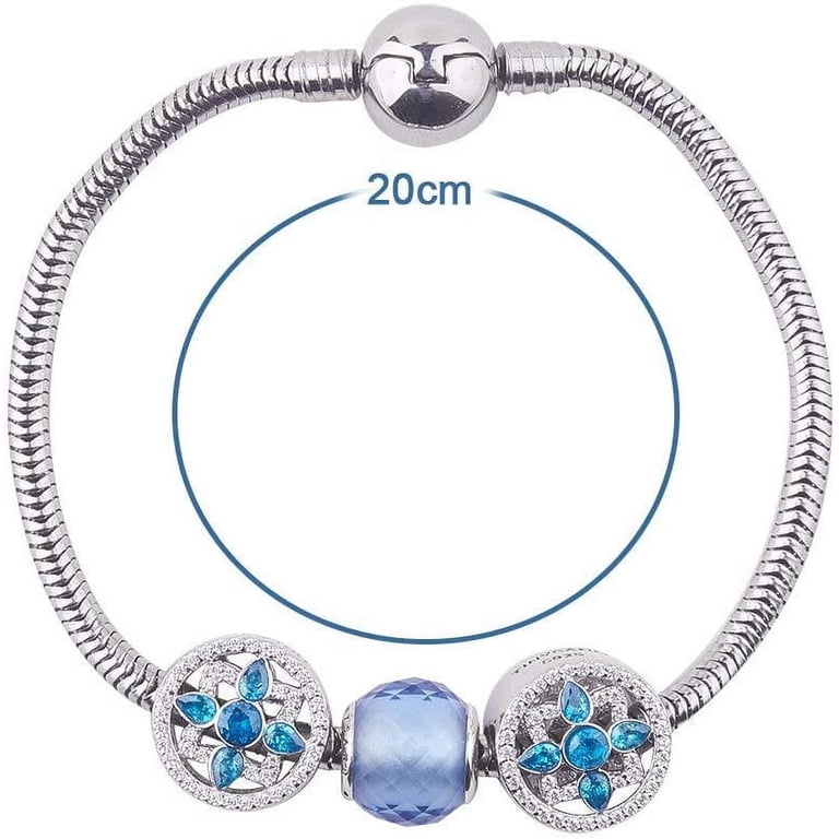 Lot De 12 Bases De Bracelet Chaîne Serpent 7.87cm - Fermoir à Ressort, Laiton, Couleur Platine