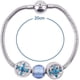 thumbnail image 4 of Pulsera de 7.8 pulgadas con dijes de acero inoxidable, estilo europeo, con cadena de serpiente y cierre de barril redondo. Ideal para crear tus propias joyas., 4 of 6