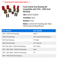 thumbnail image 2 of Front Control Arm Bushing Kit - Compatible with 1994 - 2004 Ford Mustang 1995 1996 1997 1998 1999 2000 2001 2002 2003, 2 of 2
